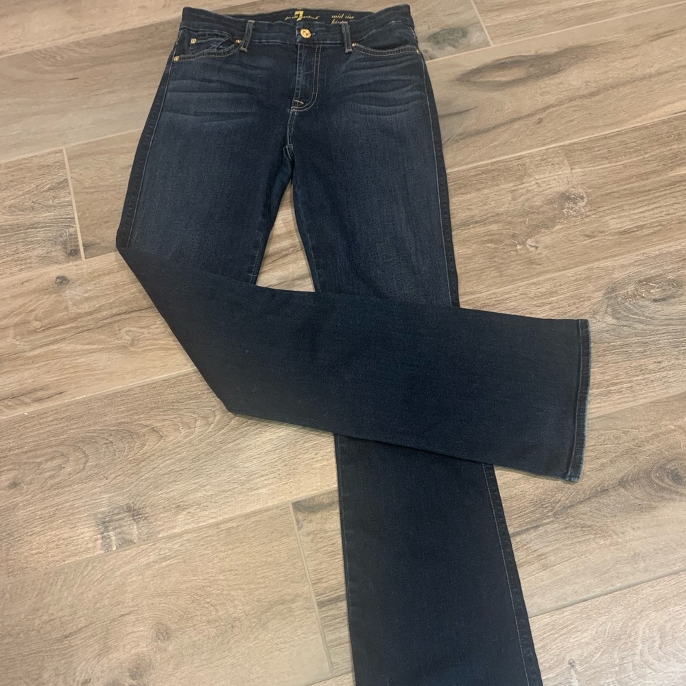 7 For All Mankind Mid-Rise Kimmie bootcut jeans